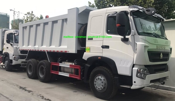 40-50t負荷のための6x4 A7 Sinotruk 10の車輪のダンプ トラック20m3前部持ち上がるUのタイプConatiner