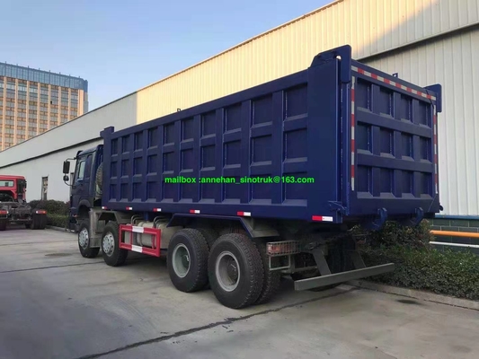 8x4 Rhd 12は25-30m3頑丈なダンプ トラックのSinotruk Howo7のダンプカーEuro2を動かします