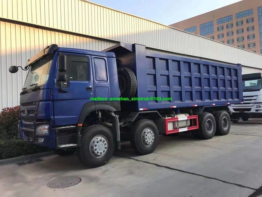 8x4 Rhd 12は25-30m3頑丈なダンプ トラックのSinotruk Howo7のダンプカーEuro2を動かします