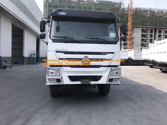 Euro4 Sino Howoのダンプ トラック381hp 20M3前部持ち上がる6x4 10は低雑音を動かします