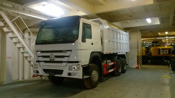 10の車輪Lhd Euro2とのSinotruk Howoのダンプカー トラック336hp 18M3中間の持ち上がる6x4