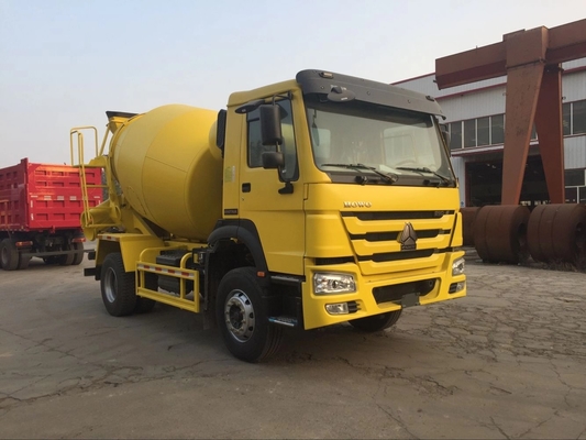 CCCは6つCBMに荷を積んでいる低燃費のSinotruk Jowo 4x2の自己を小型トラックミキサのトラック渡した
