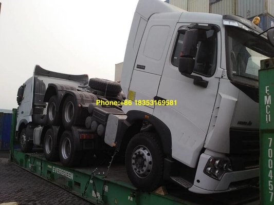 10車輪Euro2 420hp Howo 6x4のトラクターのトラック