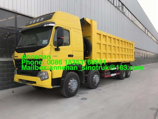 Sinotruk Howo A7 8x4 12は30M3頑丈なダンプ トラックを動かします