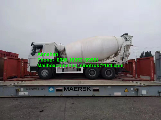 Howo7 Sinotruk 10M3 336hp Euro2のトラックミキサ機械トラック