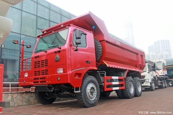 371hp 70T鉱山のダンプ トラックのSinotruk 6x4のダンプ トラック新しいHOVA