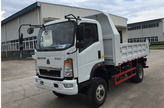8Ton 4x4の中間のユーロ2のSinotrukのダンプ トラックZZ1047E2815B180 Homanのブランド