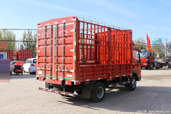 12赤い色のトン6の荷車引きの貨物トラックのSinotruk HOWOの軽トラック
