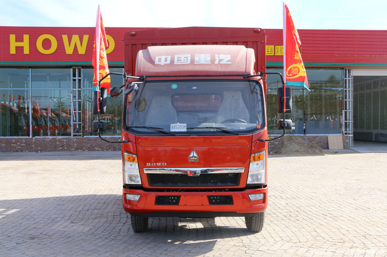 12赤い色のトン6の荷車引きの貨物トラックのSinotruk HOWOの軽トラック