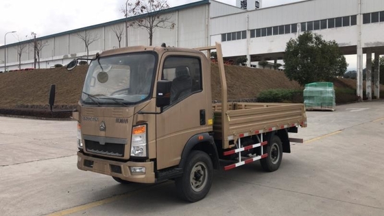 Howoの低下の側面2000kgのフィリピンのための頑丈なダンプ トラック4の車輪