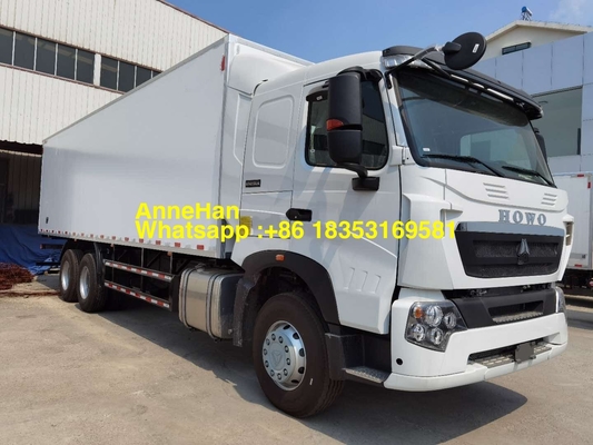 単一のタクシー12の車輪8x4 RefrigeratorヴァンCargo Truck