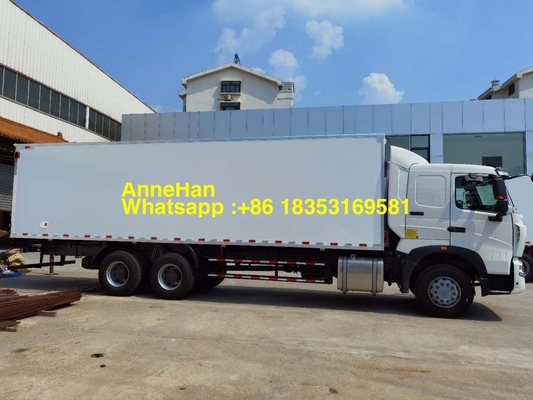 単一のタクシー12の車輪8x4 RefrigeratorヴァンCargo Truck