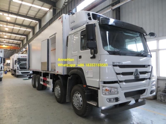 単一のタクシー12の車輪8x4 RefrigeratorヴァンCargo Truck
