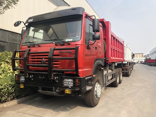 軍のバンパーが付いているHF9ドラム300L Howo 6x4ダンプ トラック