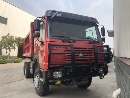 軍のバンパーが付いているHF9ドラム300L Howo 6x4ダンプ トラック