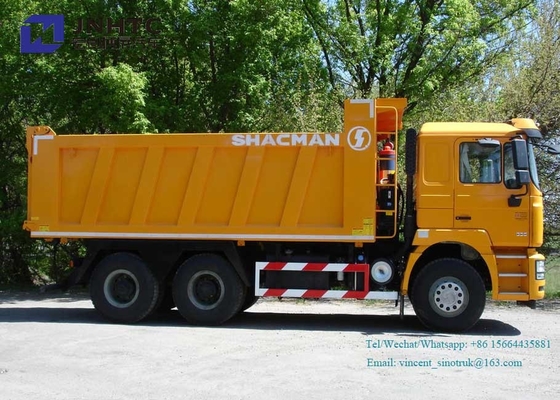 Shacman F3000 30tの頑丈なダンプ トラック3175mmのホイール・ベース