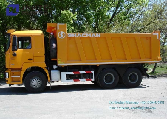Shacman F3000 30tの頑丈なダンプ トラック3175mmのホイール・ベース