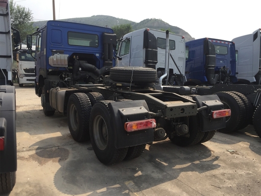 青いSinotruk Howo 371の索引車のトラックのトレーラー トラックのトラックZZ4257N3241W