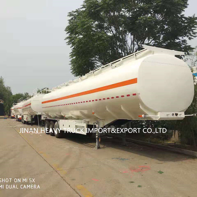 半三車軸アルミニウム石油燃料タンク トレーラー6コンパートメント