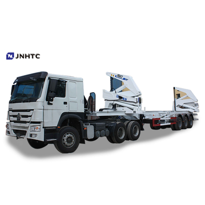 XCMG 28Mpa 37ton 20ft 40ft出荷の側面ブームの揚げべらの折りたたみブームの容器クレーン
