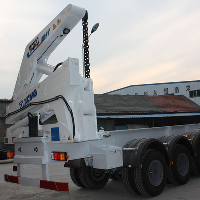 XCMG 28Mpa 37ton 20ft 40ft出荷の側面ブームの揚げべらの折りたたみブームの容器クレーン