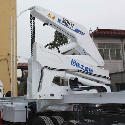 XCMG 28Mpa 37ton 20ft 40ft出荷の側面ブームの揚げべらの折りたたみブームの容器クレーン