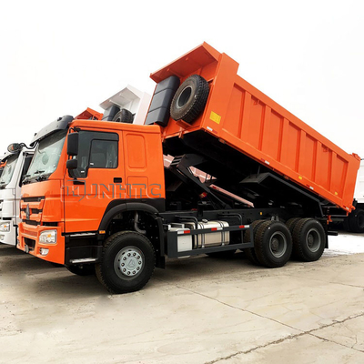 シノトルク HOWO ユーロ2 左手運転 6x4 371hp ホワイトダンプトラック ティッパートラック 貨物トラック