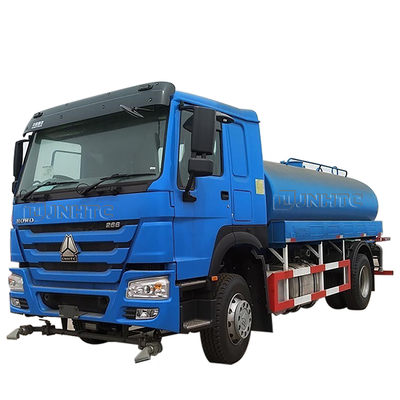 HOWO Euro2 4 4x2 6 ホイール 12000リットル 12立方メートルの水タンク スプリンクラートラック