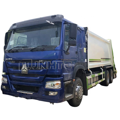 HOWO 6x4 12cbm 15cbmの油圧振動腕のごみ収集車Euro2 Euro3の容器のゴミ箱