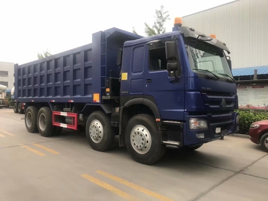 ガーナ タンザニア ザンビア ジンバブエのSINOTRUK HOWO 8X4 Uの形のダンプ箱のトラック