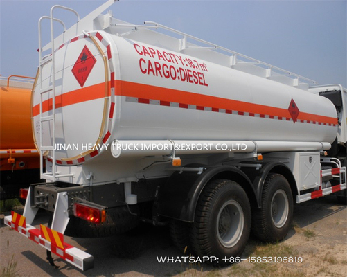 Sinotruk Howo 25cbmの25000リットルはオイル タンクのトレーラー オイルの詰物のトラックを