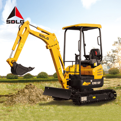 SDLG ER616Fの重い建設機械1トンの小型掘削機