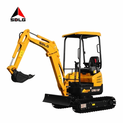 SDLG ER616Fの重い建設機械1トンの小型掘削機