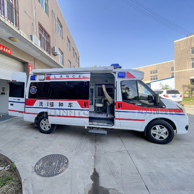 医学Euro5移動式Emergency VaccinationヴァンAmbulance Car