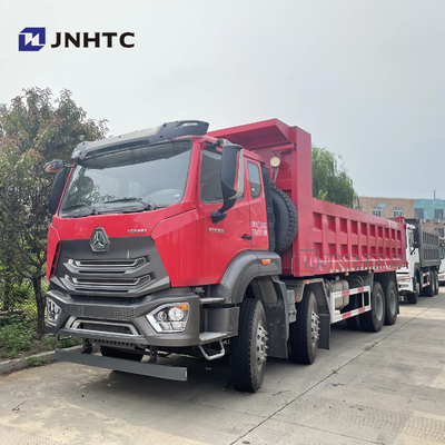 Sinotruk HOHAN 8x4 9.3mの頑丈なダンプ トラックの貨物ボディ12車輪Euro2 380hp