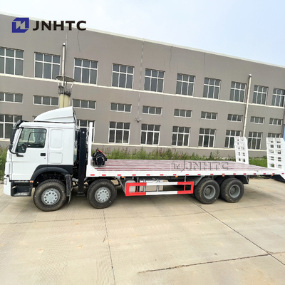 Eacavatorの建設機械の輸送の平面トレーラーのためのHOWOの貨物トラック