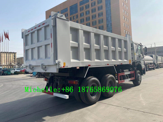 Sinotruk HOWO 6*4の頑丈なダンプ トラック10の荷車引きのダンプカー371hpの馬力3車軸