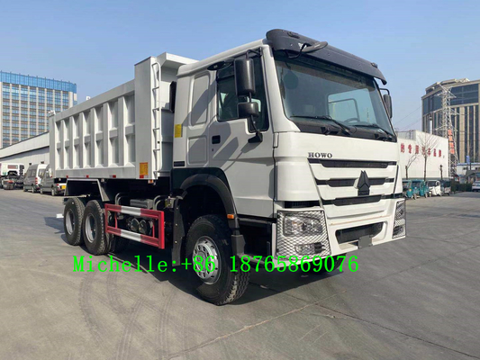 Sinotruk HOWO 6*4の頑丈なダンプ トラック10の荷車引きのダンプカー371hpの馬力3車軸