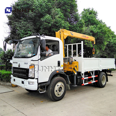 3 TonsヴァンCargo CraneのSinoトラックの特別な軽量商業トラック