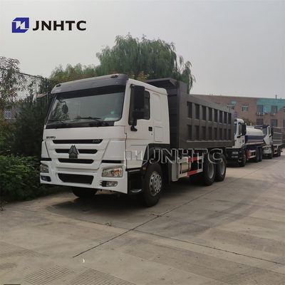 秒針Sinotruk Howo立方371台の使用されたダンプカー トラック375hp 6x4 A7 20