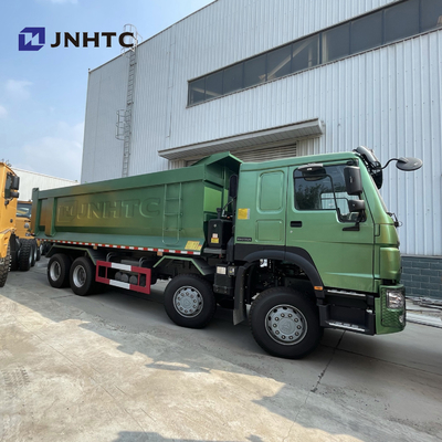 HOWO 6X4 371HPの緑20のUのタイプ貨物ボディが付いている立方ダンプカー トラック