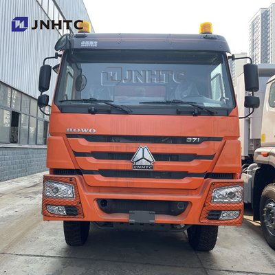 HOWO 6X4 371の緑20のUのタイプ貨物ボディ警報ライトが付いている立方頑丈なダンプ トラック