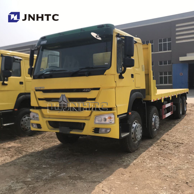 SINOTRUK Howoの重い貨物トラック35の調子の平面トレーラーの三車軸平面