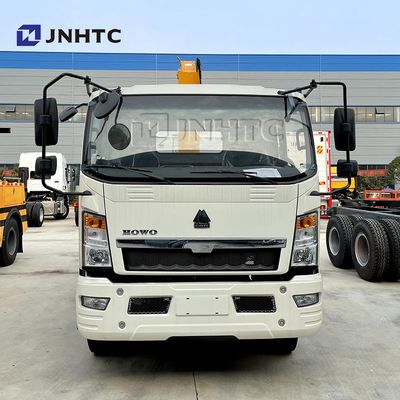 Sinotruk HOWO 4x2 3-12TONライト平面貨物レッカー車 クレーン トラック