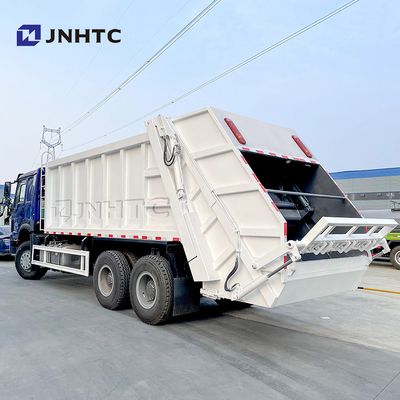 15m3 Sinotruk Howo 6x4 10の車輪の廃物のコンパクターのトラックの掛かるバケツ