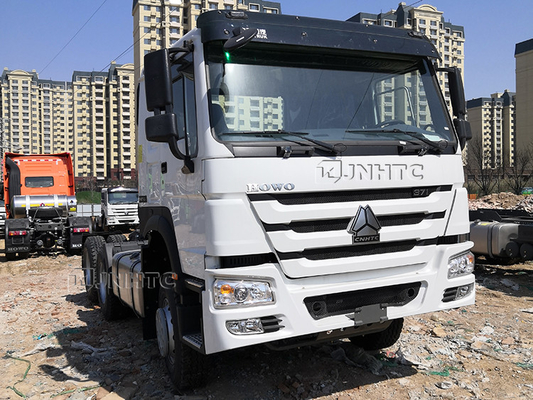 Sinotruk 3.5のインチEuro2 10の車輪371の右のトラックの頭部HOWOのトレーラーの頭部50Ton