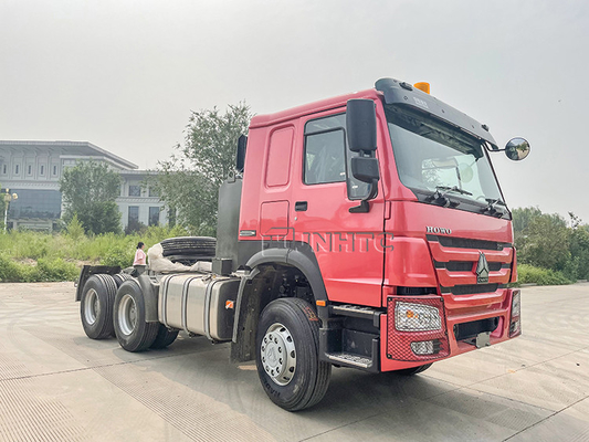 6x4 3.5インチEuro2 Sinotruk Howo 371のトラクターのトラック10の車輪のヘッド トラクター