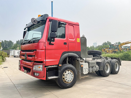 6x4 3.5インチEuro2 Sinotruk Howo 371のトラクターのトラック10の車輪のヘッド トラクター