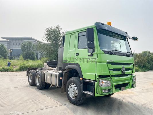 Sinotruk Howo 371の馬力10車輪のトラクターのトラック50トンのトラクターの頭部