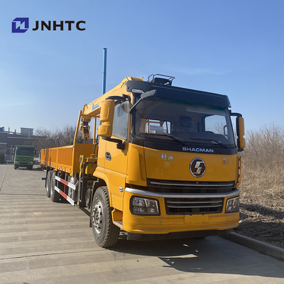 6x4まっすぐな腕クレーン貨物トラックはShacman H3000 F3000 X3000を取付けた